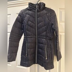 Guess Women's Black Quilted Puffer Jacket